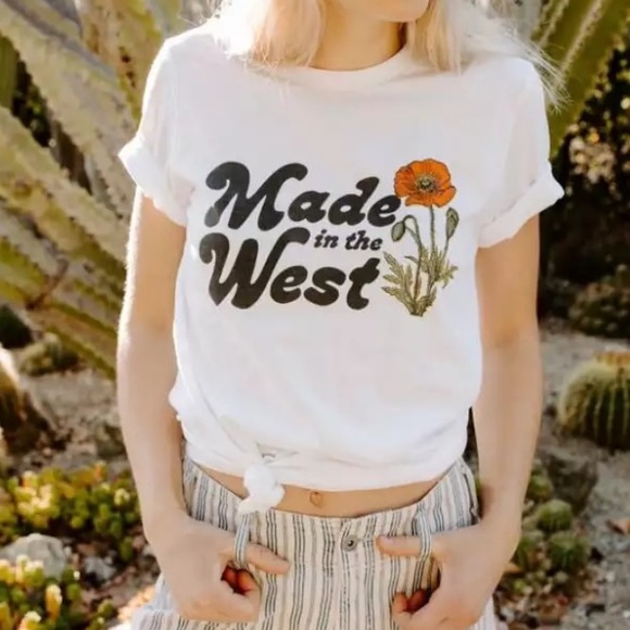 KJANSY Tops - Made In The West Graphic Tee